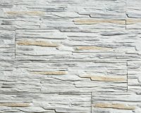 Сланец тонкослойный (серый) искусственный камень 372×92×18мм - бетон