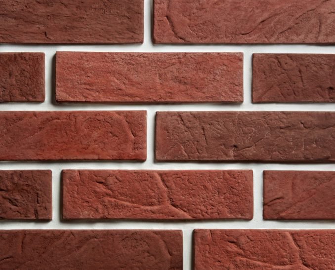 Кирпич классический (красный)  декоративный камень- бетон 230×63×12мм 